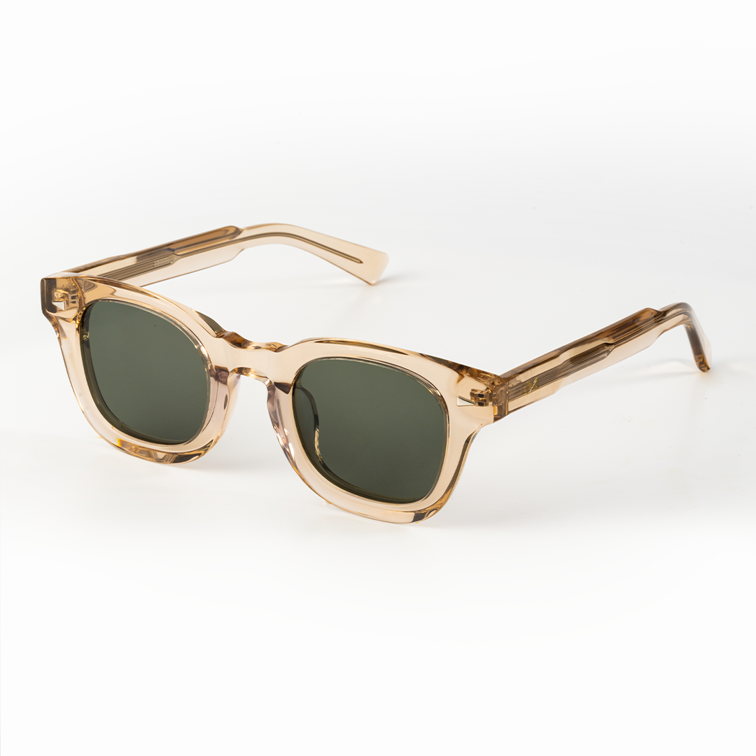 VOJOS Pristage – Luxury Square Sunglasses in Sand