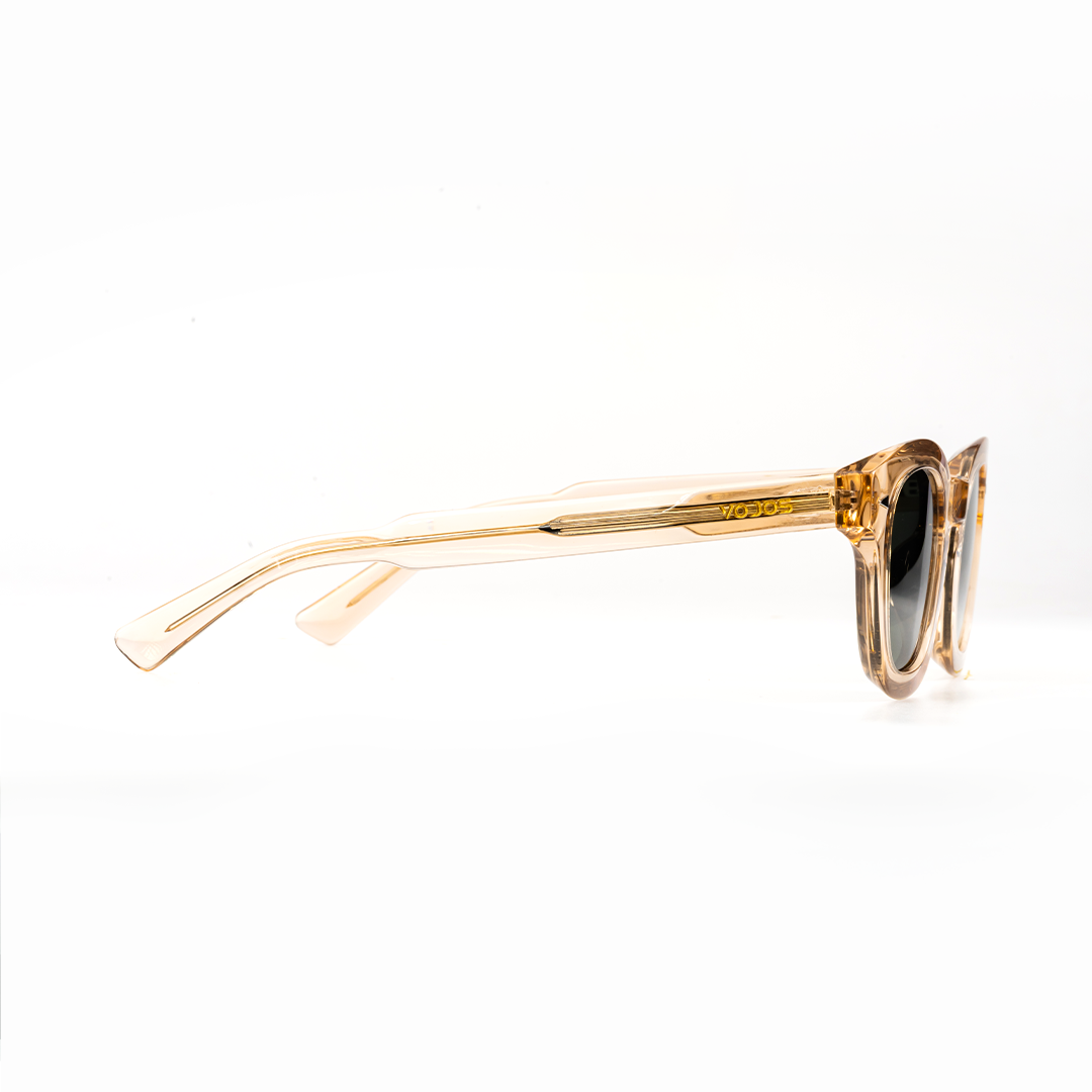 VOJOS Pristage – Luxury Square Sunglasses in Sand